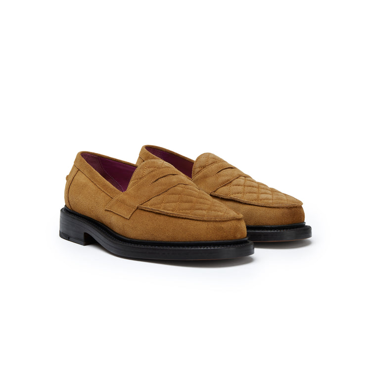 The Ellis Penny Loafer, Cinnamon Quilt