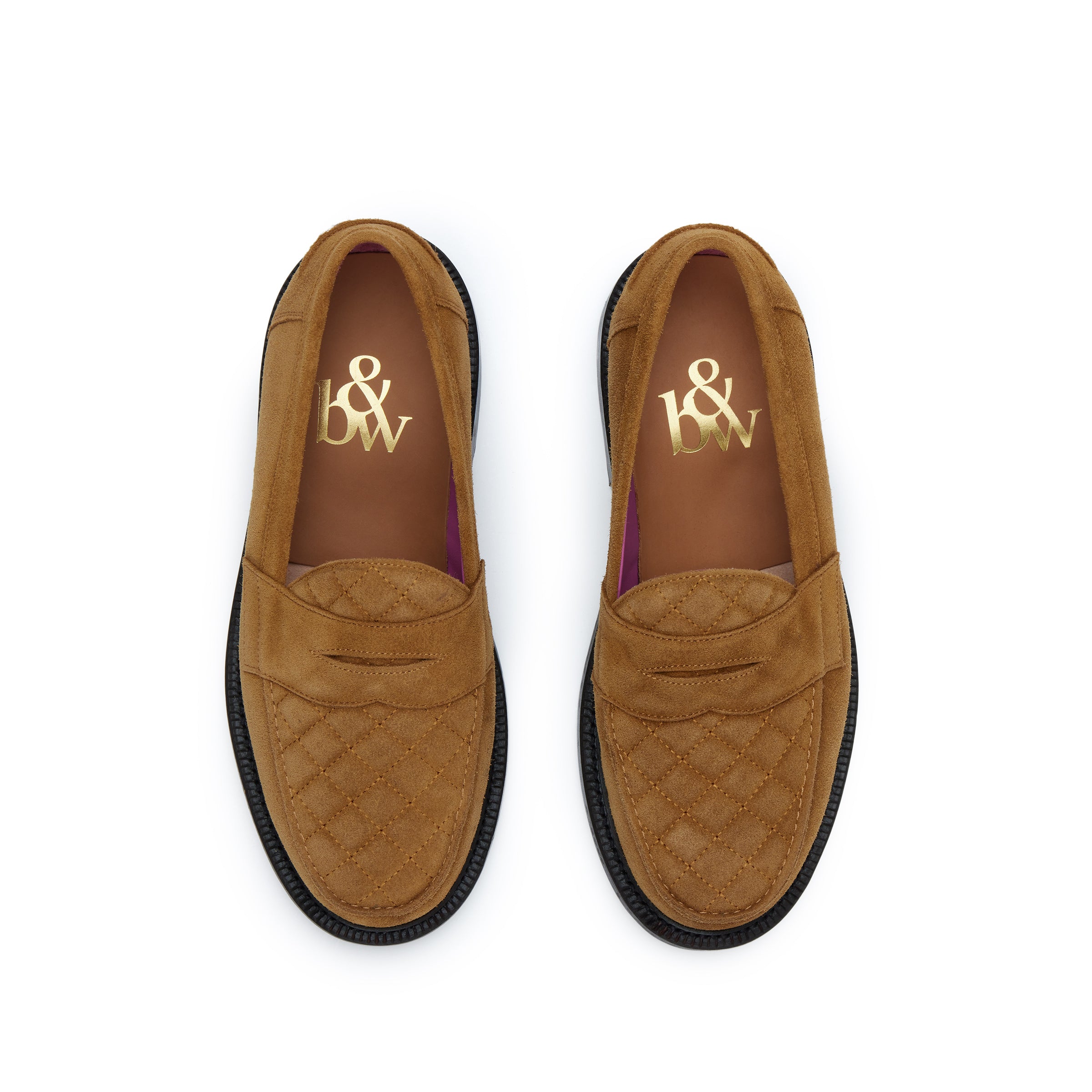 The Ellis Penny Loafer, Cinnamon Quilt